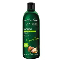 Naturalium Superfood Argan Oil Nourishing Shampoo (400 ml): Cleans and softens your hair while deeply moisturizing it